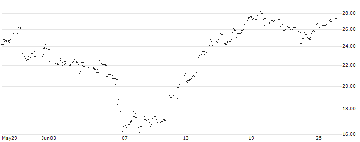 FAKTOR-OPTIONSSCHEIN - PAYPAL HOLDINGS : Historical Chart (5-day)