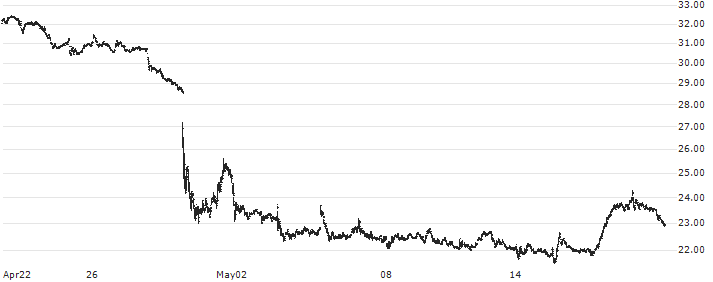 Ryerson Holding Corporation(RYI) : Historical Chart (5-day)
